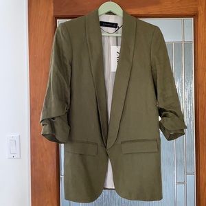 Zara linen blazer